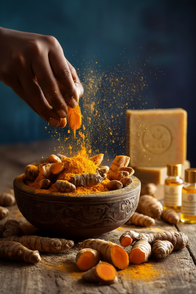 turmeric spices, soaps that heal, turmeric soaps, the best soap ingredients, plant based products, uncle benneys, oilblends,