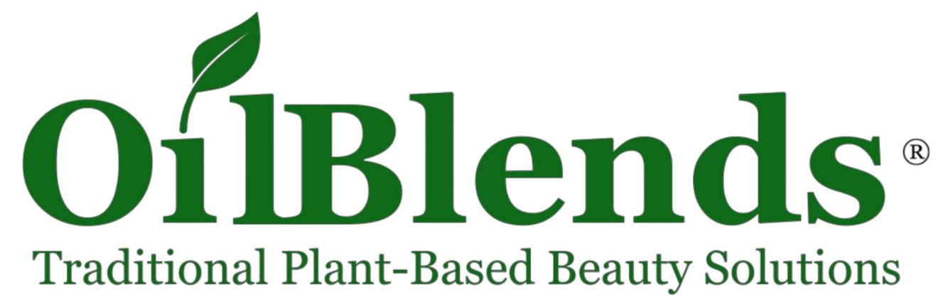 Oilblends traditional plant-based beauty solutions logo oil blends, soaps that heal, uncle benney's