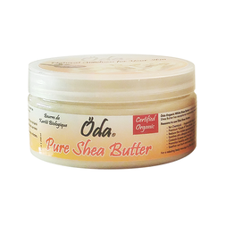 certified organic Öda Organic White Shea Butter absorbs quickly, leaving your skin soft, nourished, and non-greasy. Ideal for sensitive skin, it provides deep moisture without clogging pores, making it a must-have for face, body, and hair. oliblends products, oda white shea butter, organic body butter