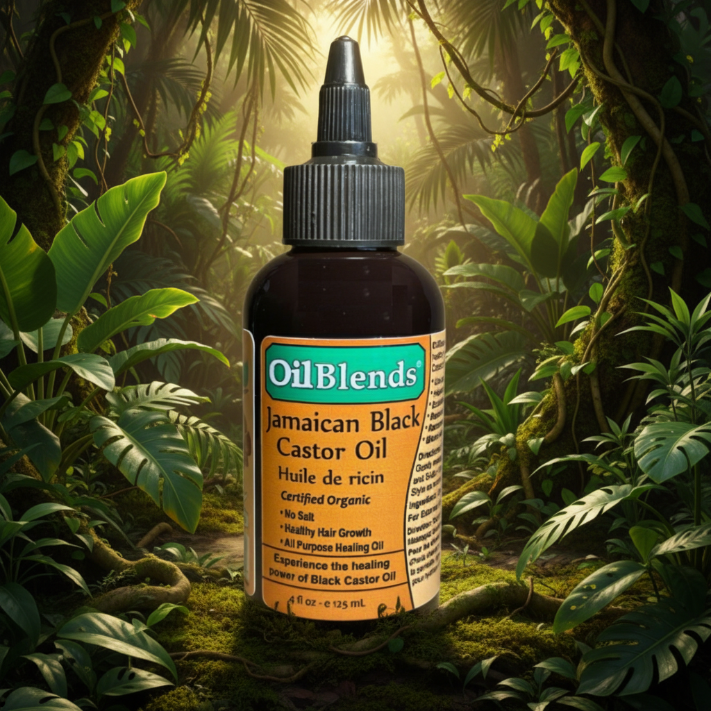 Jamaican Black Castor Oil - For Healthy Hair Growth - Strengthens, Thickens and Nourishes the Hair, 4 oz