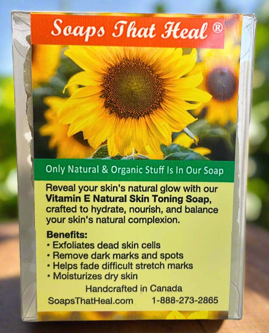 Savons qui guérissent – Exfoliant à la vitamine E – Tonifiant naturel pour la peau