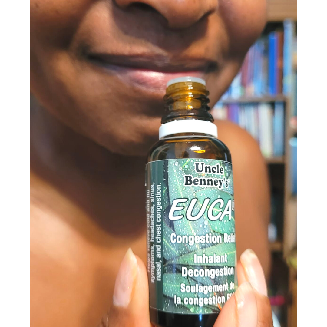 woman inhaling oilblends uncle benneys euca congestion relief inhalant for cold and flu symptoms,  essential oils for cold and flu, headaches, cold and flu natural remedies, what helps to breathe better. congestion relief essential oils, chest congestion relief essential oils, essential oils for sinus congestion relief, best essential oils for sinus and sinus relief, stuffiness