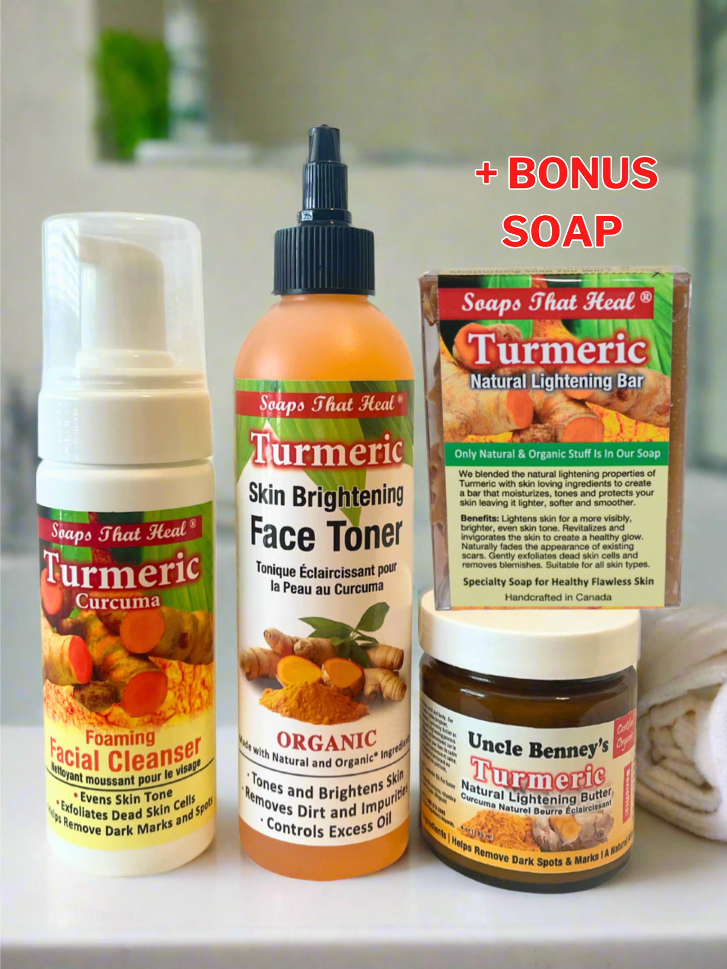 Oilblends, uncle Benney's, soaps that heal natural skincare products to get healthy skin, best products for my face, skincare products that will remove dark marks, turmeric natural lightening butter, turmeric natural lightening bar soap