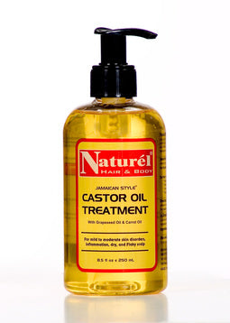 Jamaican Style Castor Oil Treatment with Grape Seed Oil and Carrot Oil