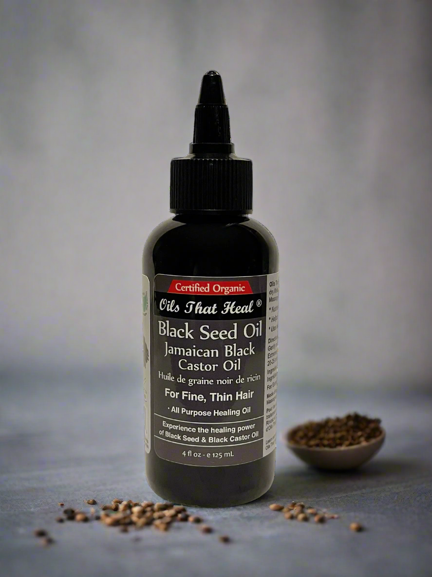 OilBlends,Jamaican Black Castor Oil. Black Seed Oil, Nourishing,hair and treatment,Scalp treat,Hair growth oil, Black Seed Oil,benefits for hair, Natural hair care,Moisturizing scalp treatment Rich in vitamins, Healthy hair and scalp,Strengthens hair, Reduces dryness and breakage, Jamaican Black Castor Oil and Black Seed Oil blend, Enhances hair thickness,stop baldness,stop thinning hair ,plant based,natural oils,organic herbs,castor plant,uncle benney's,all purpose hair treatment, extra dark