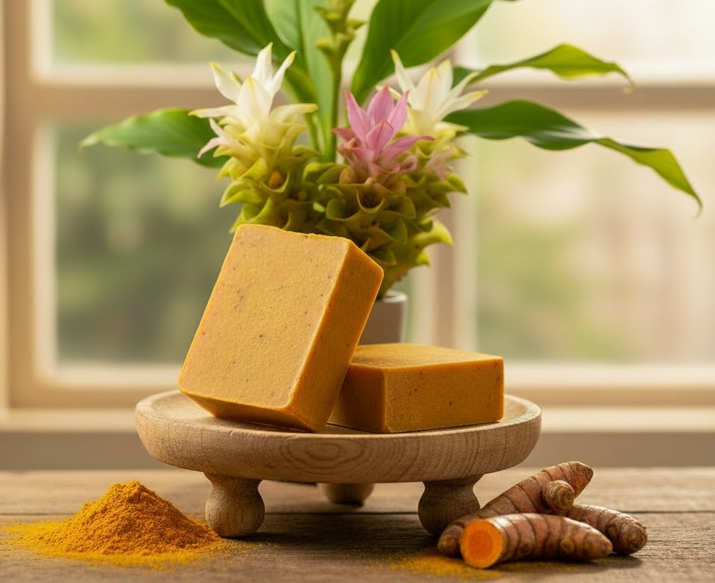 Your natural solution for dark marks, uneven skin tone and inflammation, The Soap Bush Company
Organic Turmeric Face Soap 125 g. Your natural solution for dark marks, uneven skin tone and inflammation. The Soap Bush Company's Organic Turmeric Face Soap Bar offers a gentle, turmeric-powered way to cleanse your skin while caring for the appearance of discoloration. OilBlends, Uncle Benney's, Soaps That Heal, Clore Beauty Supply, Mama Cee, Miami Beauty Supply, BSW