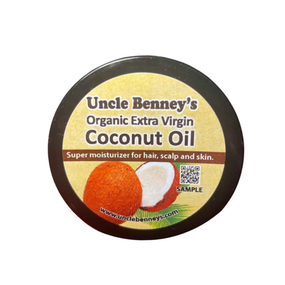 1 oz Sample Uncle Benney's Original Organic Extra Virgin Coconut Oil