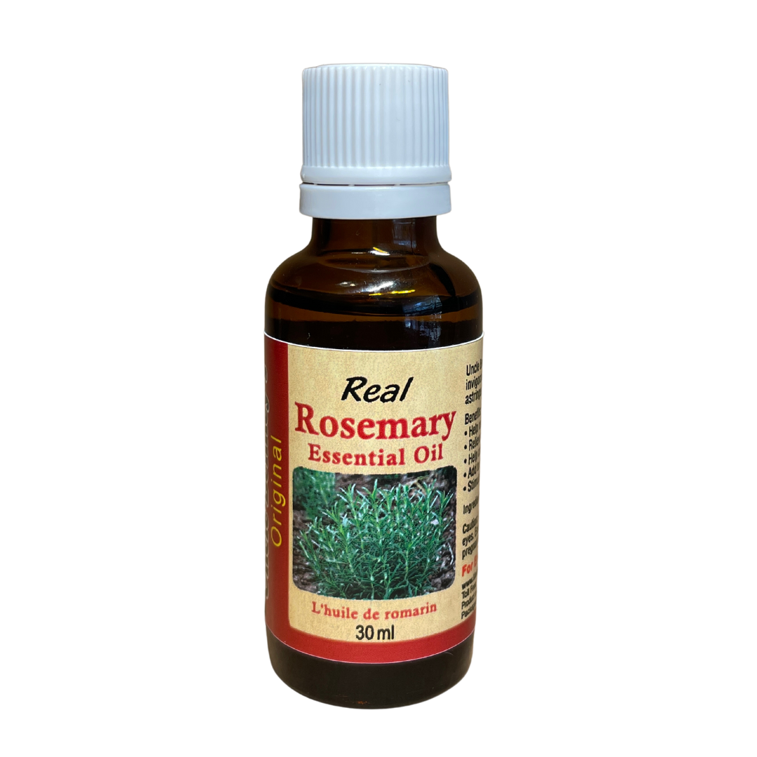 Uncle Benney's Rosemary Essential Oil - helps to stimulate hair growth, rosemary essential oil is used to prevent premature graying and dandruff