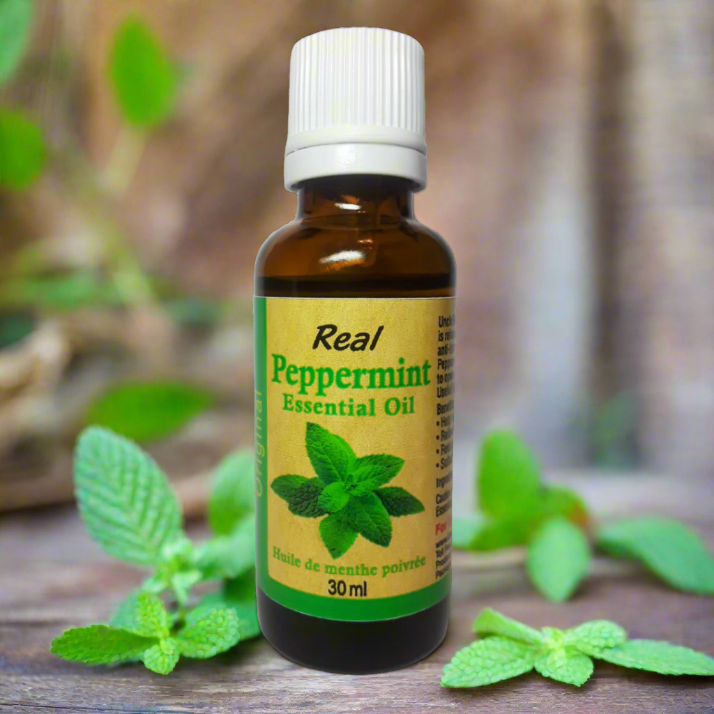 Uncle Benney's Peppermint Essential Oil help promote hair growth during the anagen (or growing) phase. One study found that peppermint oil, when used on may increased the number of follicles, follicle depth, and overall hair growth