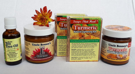uncle benney's vitamin e extreme creme, uncle benneys vitamin e moisturizer, how to nourish skin, how to reduce hyperpigmentation, vitamin e cream, vitamin e, turmeric butter, how to treat acne, turmeric soap, fading cream, whitening cream, vitamin c cream, hyperpigmentation, brightening cream, natural skincare products, pimples, skin hydration, skincare, skincare routine, skincare tips, turmeric