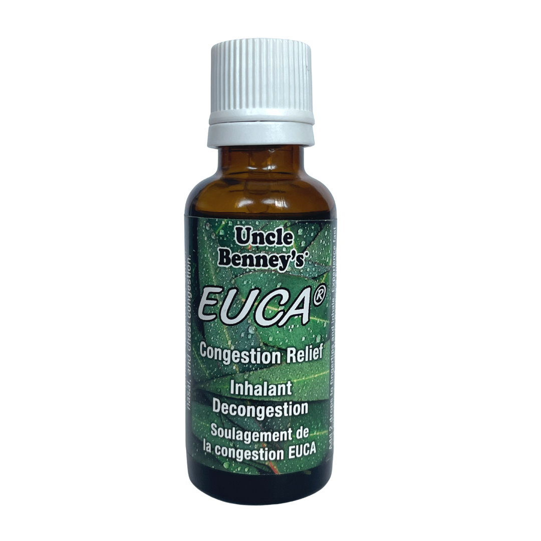 Uncle benneys euca congestion relief inhalant for decongestions, essential oils for cold and flu, headaches