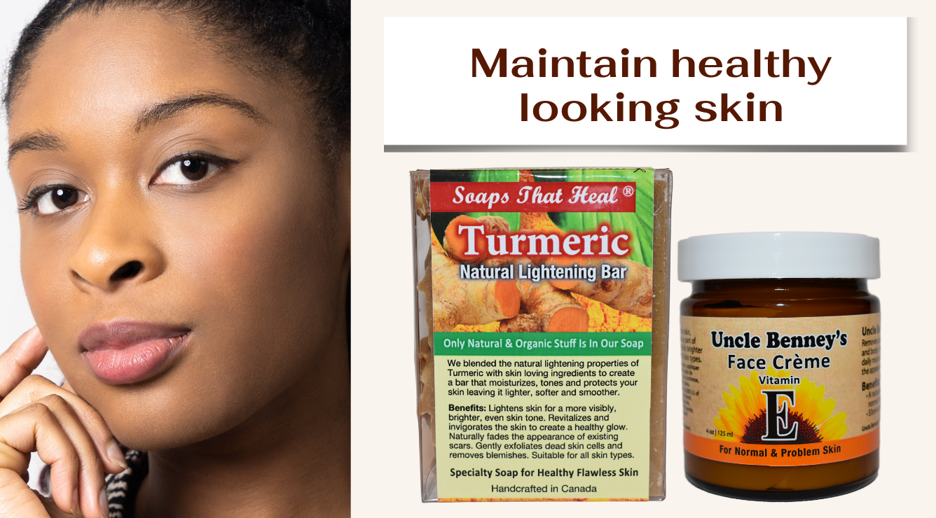 how to get healthy looking skin using uncle benneys and soaps that heal products vitamin e face cream turmeric soap