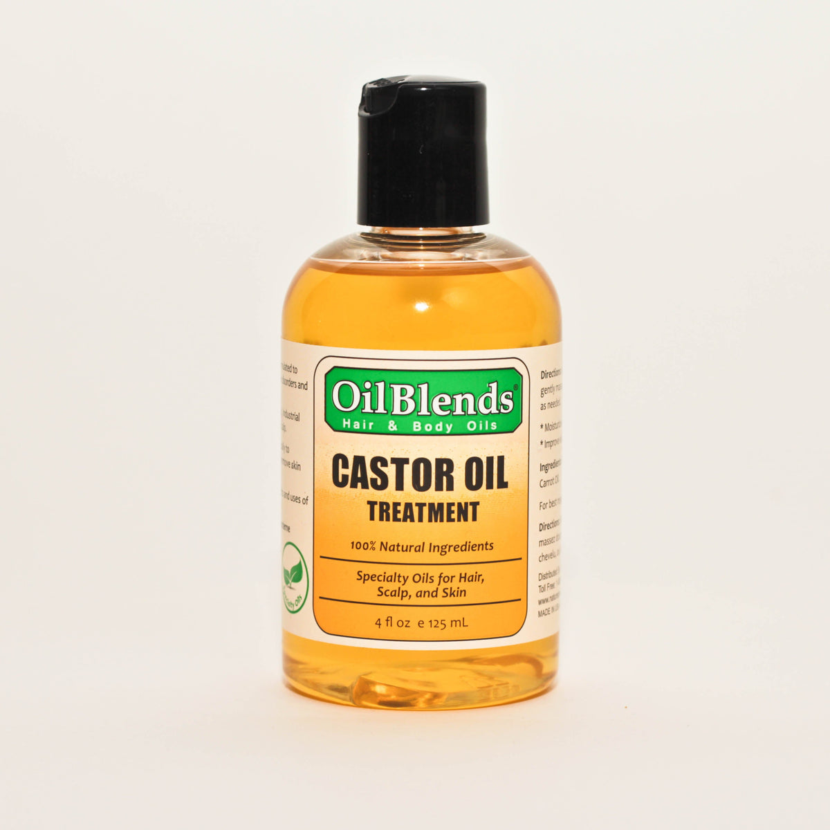 Castor Oil Treatment - Effectively moisturizes dry hair and skin, 4 oz ...