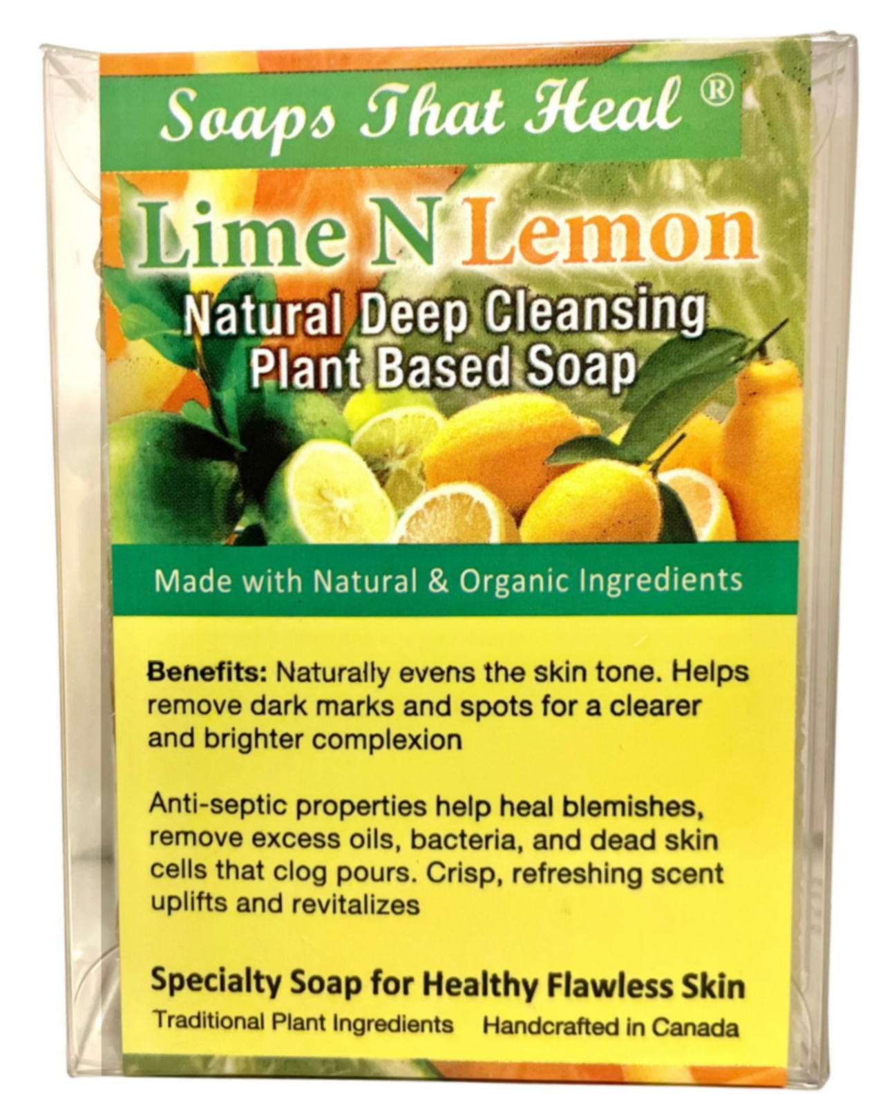 Soaps That Heal,lime and lemon organic soap, deep cleansing plant based soap, even skin tone clear clogged pores, Remove dark marks and  spots, how to brighten skin  complexion, Anti-septic, disinfectant,how to remove excess oil on face,how to heal acne prone skin,oilblends, oil blends, uncle benney's, best cold- press organic soap,skin healing soaps,handmade soap,handmade organic soaps, Lime Soap, Lemon Soap, Natural Soap
Citrus Soap, Cleansing Bar