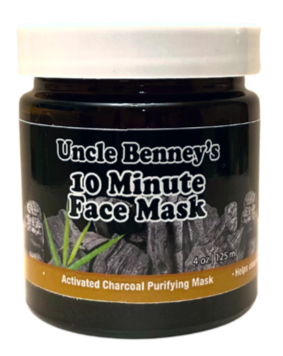 Uncle Benney's 10 Minute Activated Charcoal Face Mask ,how to clear acne, how to clear your skin,how to nourish skin, how to reduce hyperpigmentation, vitamin e cream, ,turmeric butter,how to treat acne, turmeric soap, fading cream, whitening cream, vitamin c cream, hyperpigmentation,brightening cream,natural skincare products, pimples,soaps that heal,activated charcoal,charcoal powder,problem skin,skin healing,purifying,exfoliator,face mask,clay,scrub,night treatment,face cream,