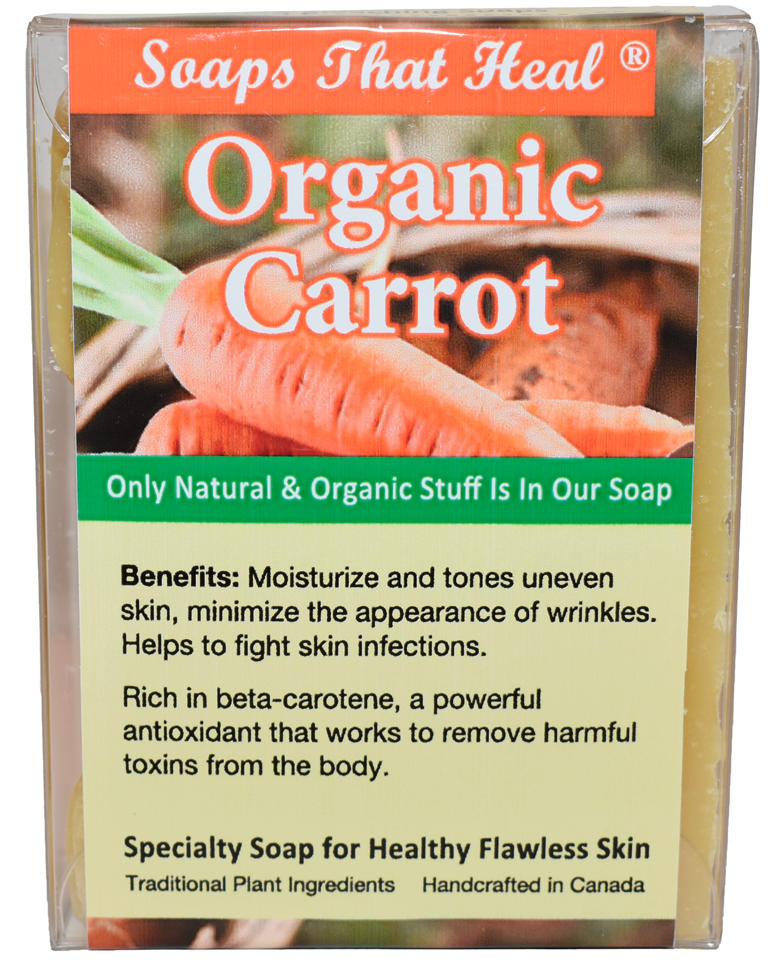 soaps that heal organic carrot soap minimize wrinkles moisturize body remove toxins flawless skin,Soaps That Heal - Organic Carrot Soap  Rich in beta-carotene - Helps to fight skin infections  Key Benefits Moisturizes and tones uneven skin  Minimizes the appearance of wrinkles Anti-aging , oilblends,oil blends, uncle benneys